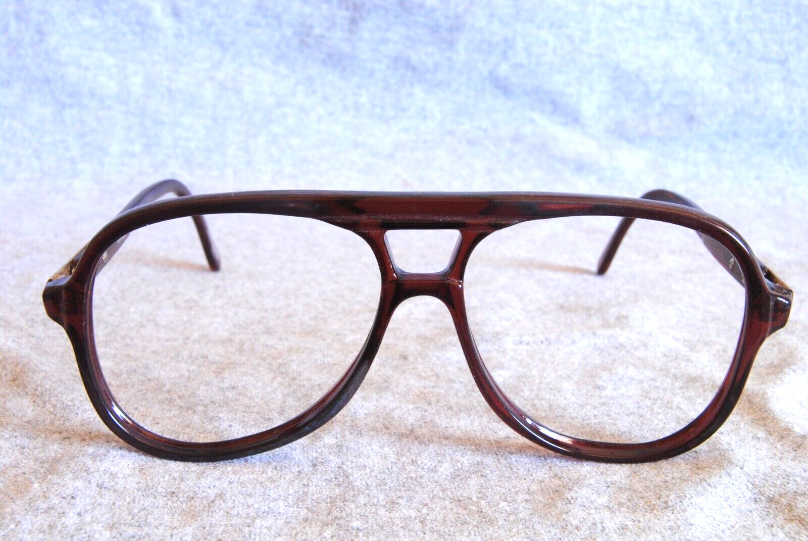 eagle eyeglass frames cognac 54-18 vintage
