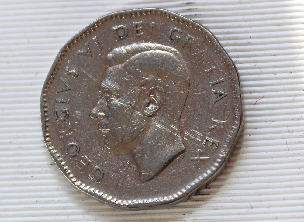 1949 Canada 5 Cents George VI