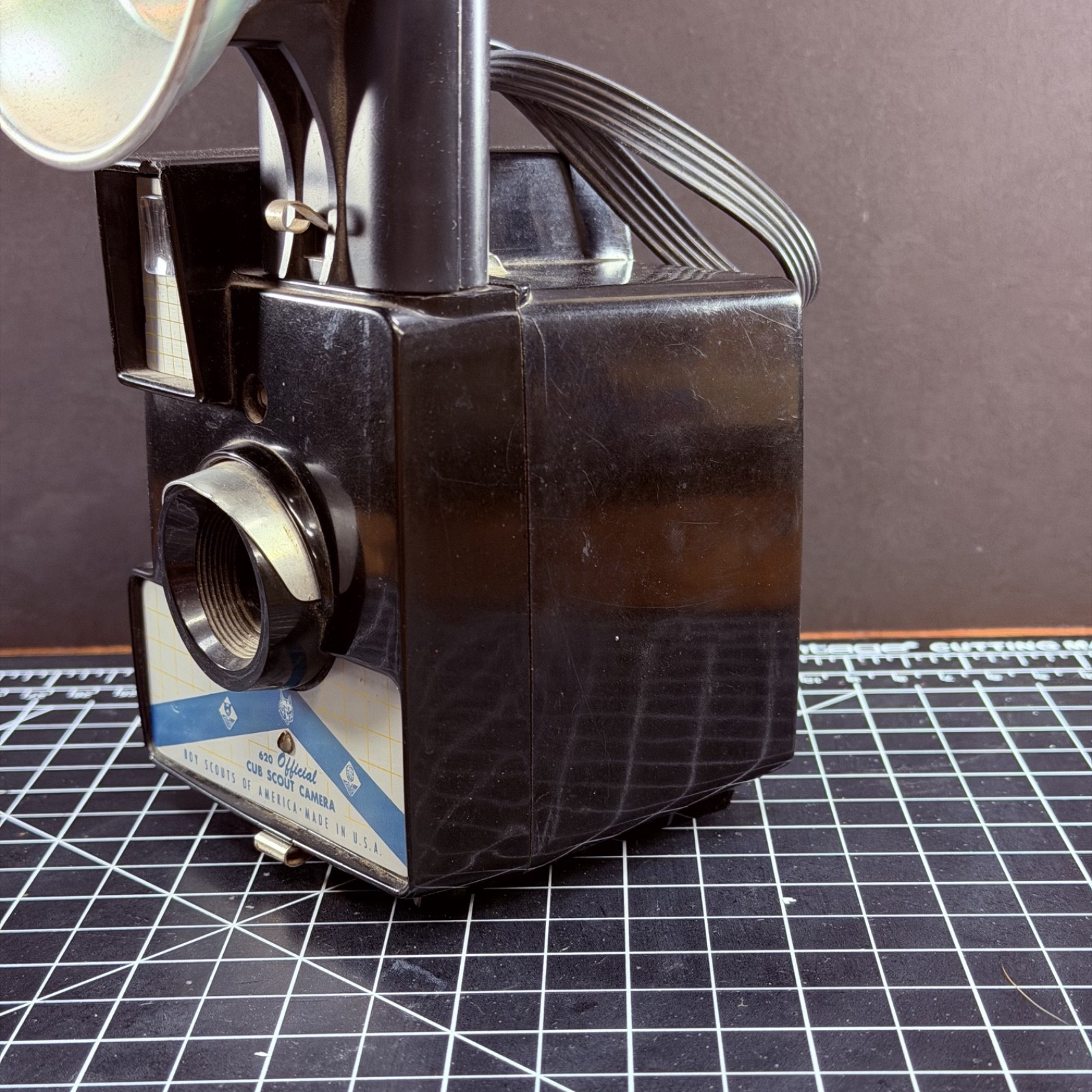 Vintage Boy Scouts of America Official 620 Cub Camera + Herbert George Flash