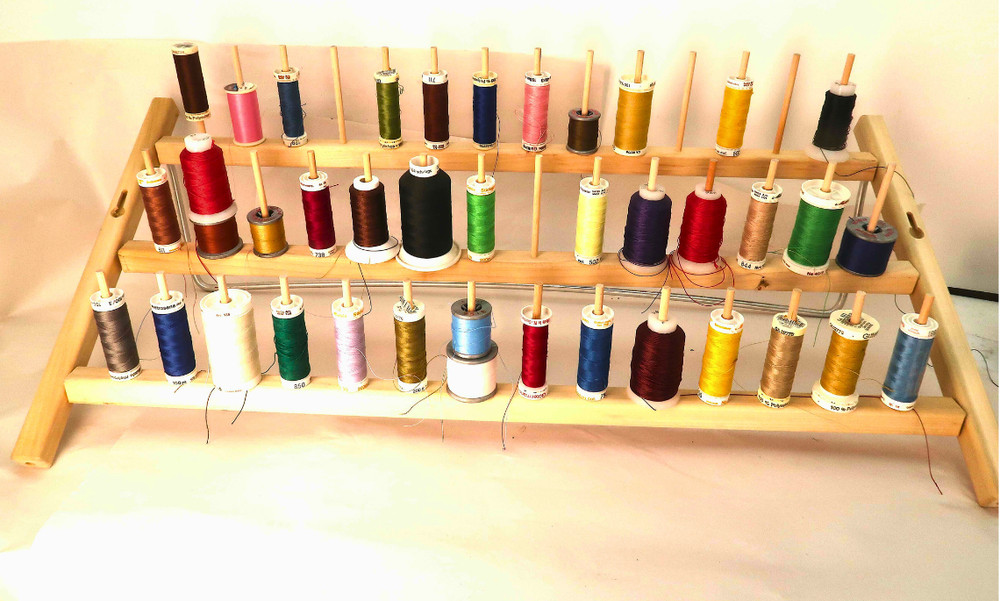 Smart Rack Thread Spool Holder NOS 42-Pin Sewing Organizer