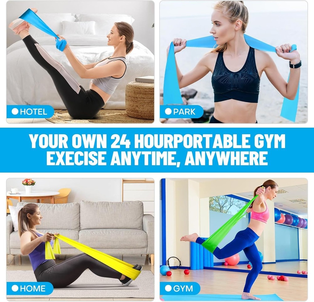 Professional Resistance Bands - Exercise Band for Strength Training & Therapy