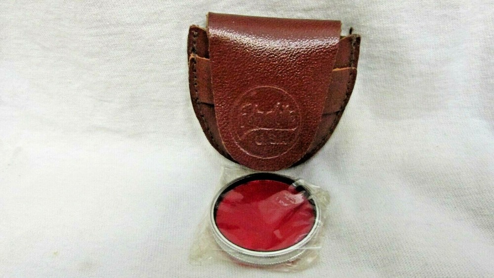 Ednalite R-2 25A Med Red Unthreaded Drop In Filter W/ Case  UNUSED