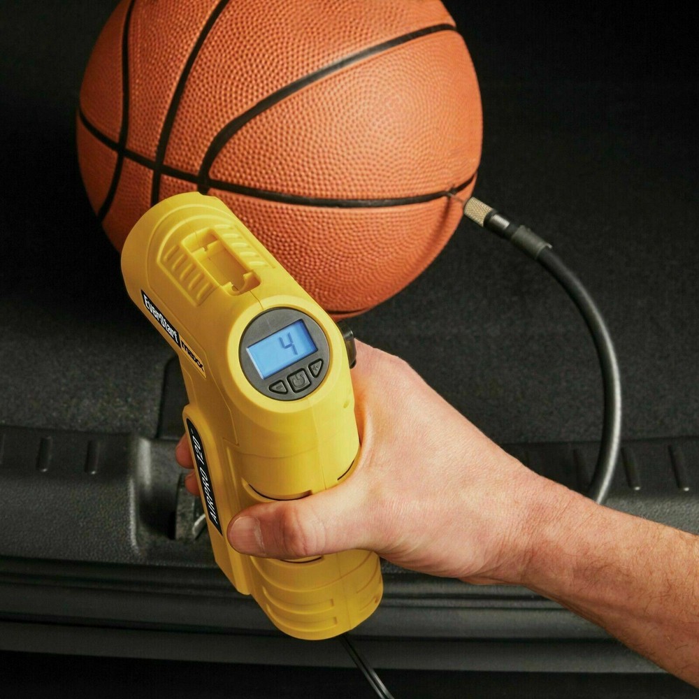 Portable Everstart 120 PSI Digital Handheld Compressor with Work Light (CDC120E)