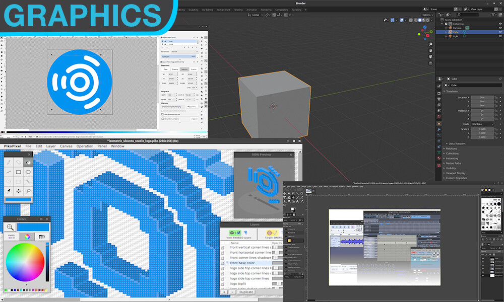 Ubuntu Studio LINUX INSTALL & LIVE DVD Editions