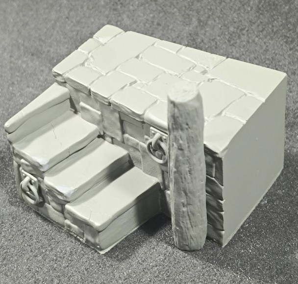 VG Dio 75mm Dock Base with Stairs - Spring Section (65mm x 65mm)
