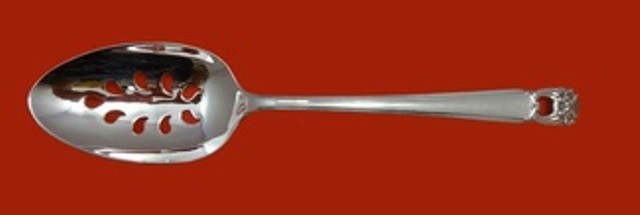 Eternally Yours by 1847 Rogers Silverplate Serving Spoon Pierced 9-Hole Custom
