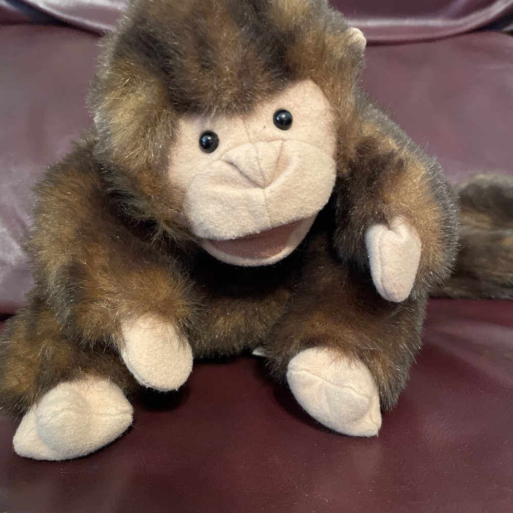 Folkmanis Folktails Monkey Hand Puppet 10 inch  EUC