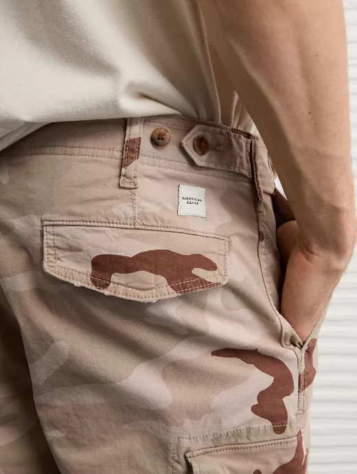 AE Flex Lived-In Cargo Pant, Tan