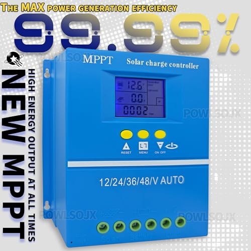 POWLSOJX/80A/100A High-Efficiency MPPT Solar Charge Controller, Multi 60A