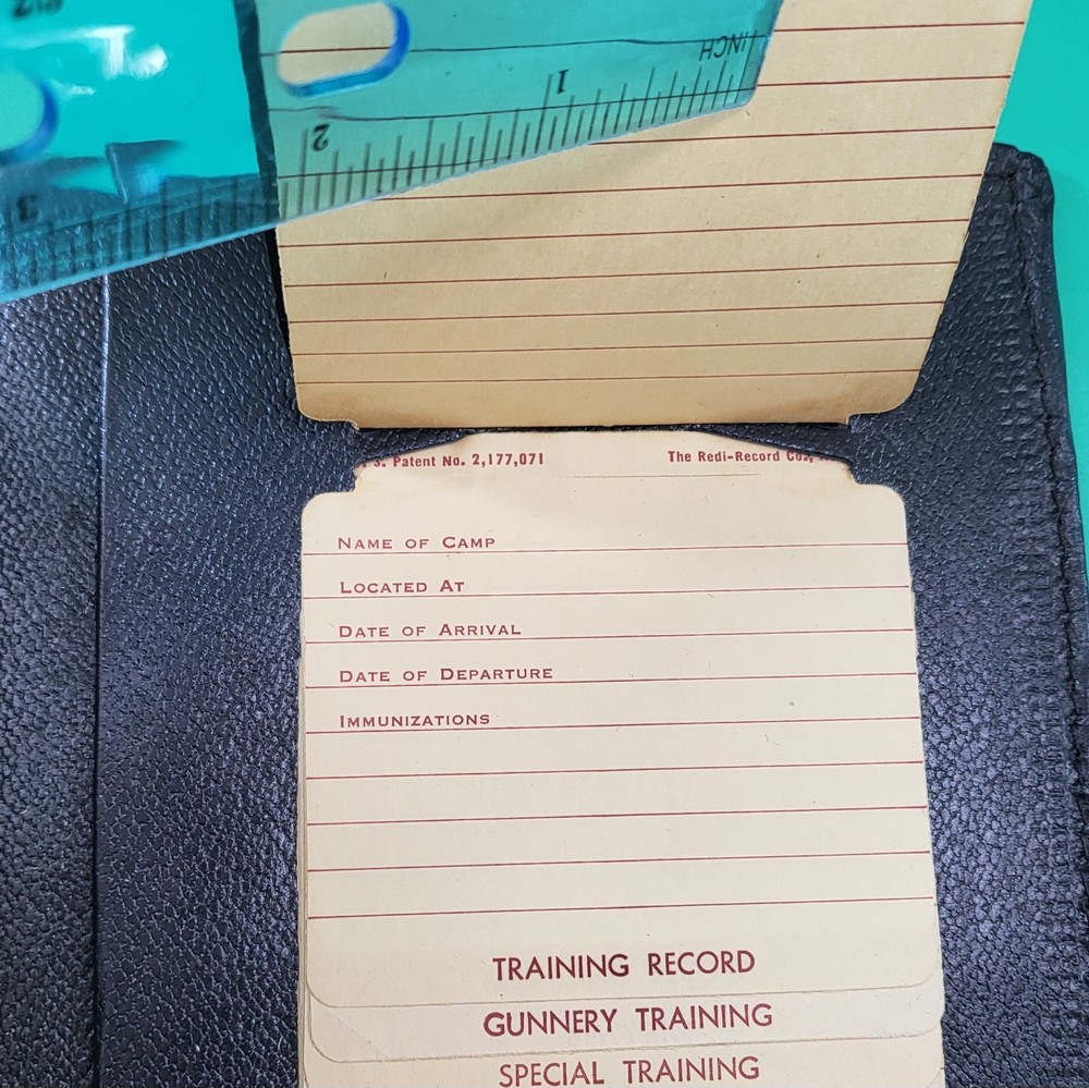 WWII Discharge Wallet and Memoirs Record Folder - Unused