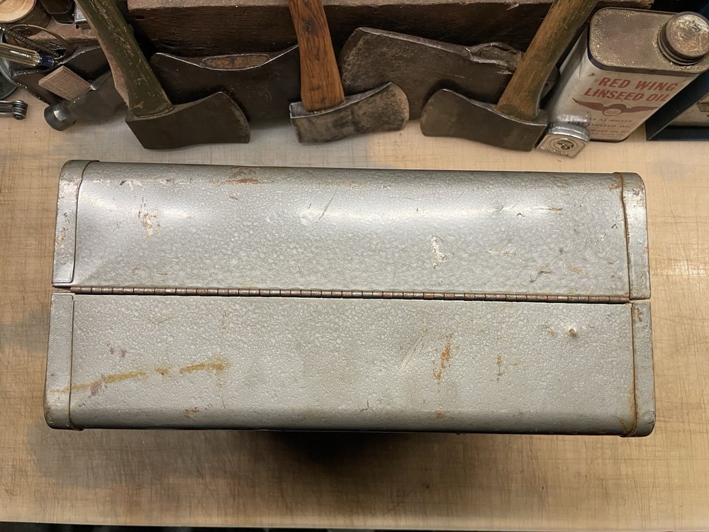 Vintage Dunlap Tool Box - Portable Power Tool Workshop Tool Box