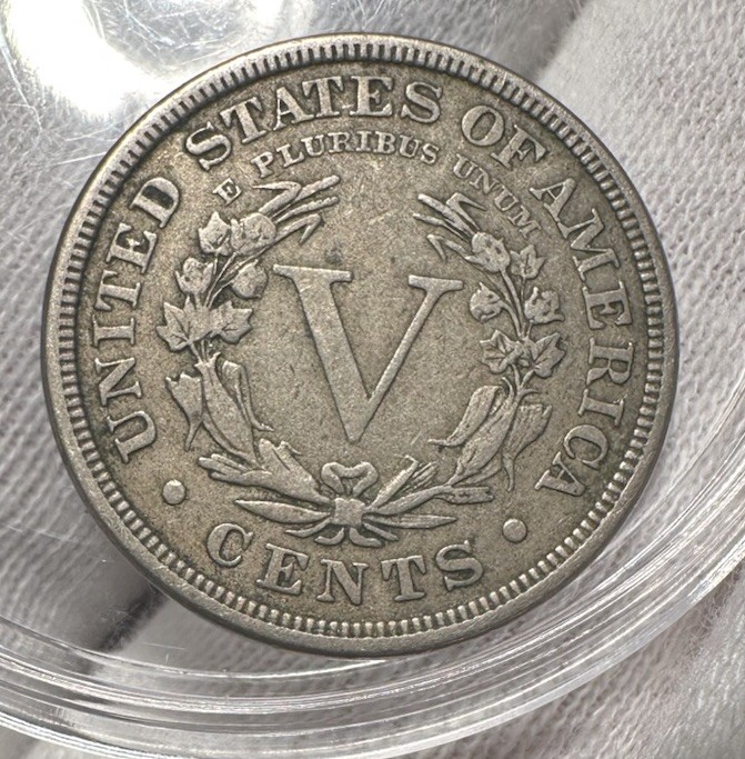 1883 Liberty Nickel With Cents