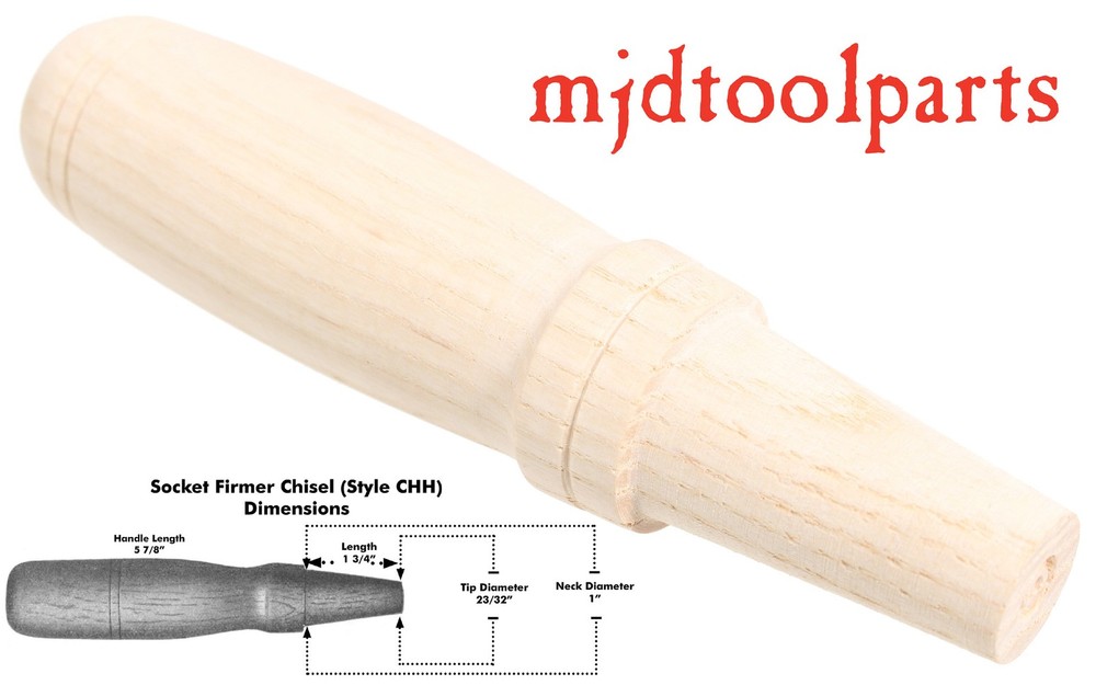 Genuine Amish Turned Handle for Socket Paring Chisel (CHH) - mjdtoolparts