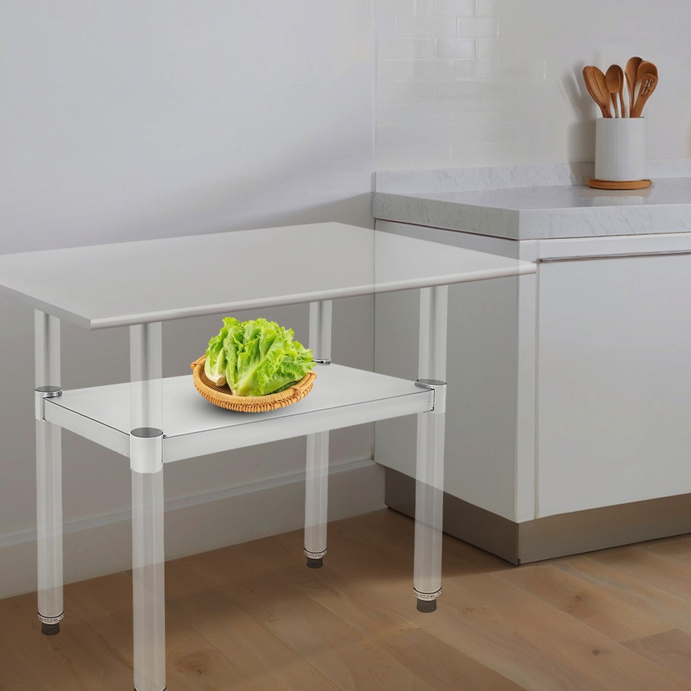 Versatile Adjustable Under Shelf for Workbench - 21.65 × 9.84 Inches