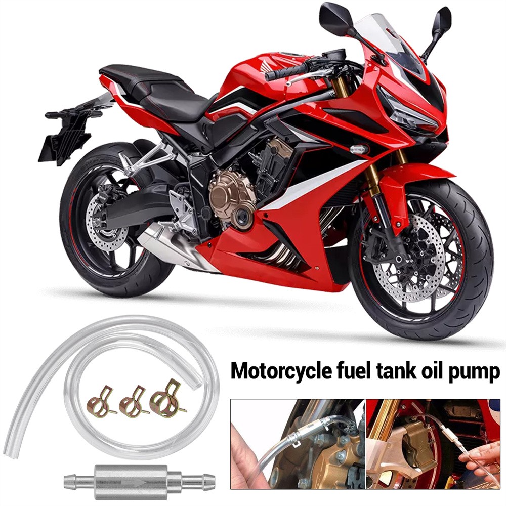 Clutch Brake Bleeder Hose One Way Valve Tube Bleeding Tool Kit Motorcycle Car