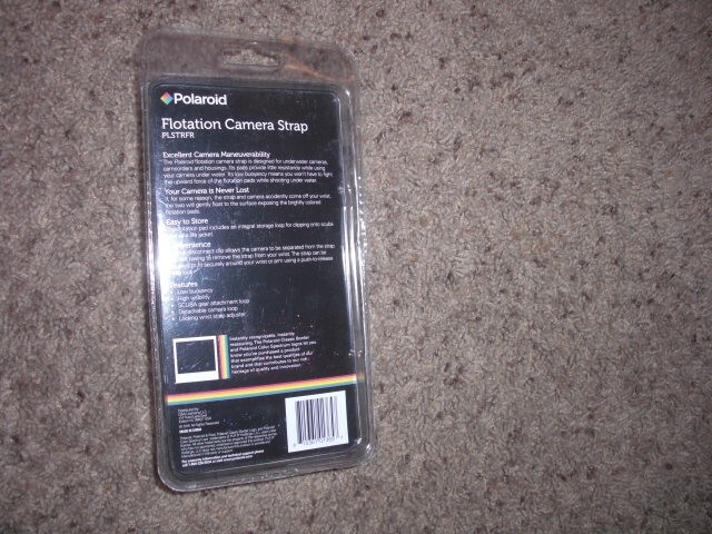 Polaroid Flotation Camera Strap - Red - NEW Factory Sealed