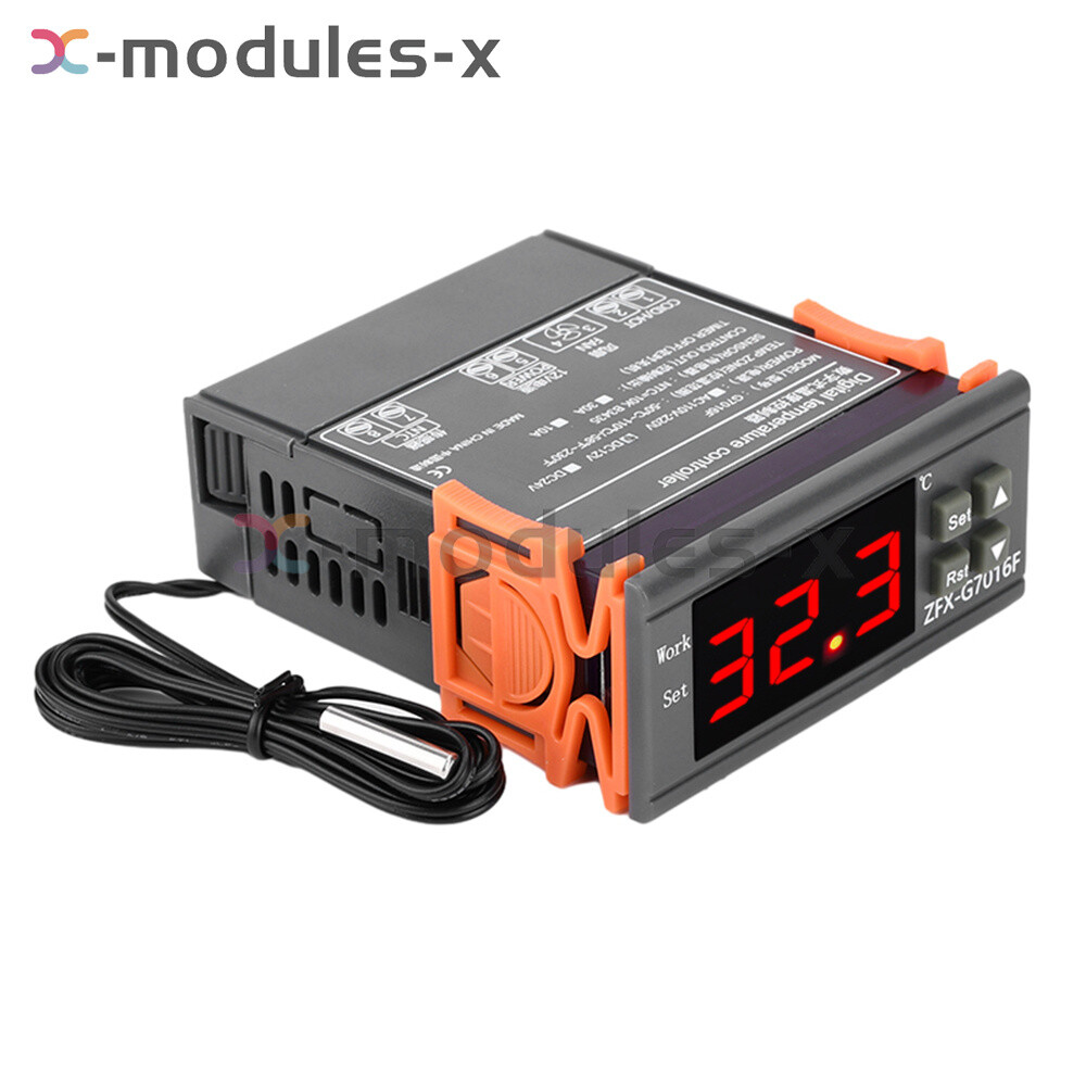 G7016F Digital Intelligent Temperature Controller NTC Probe  -50 ℃~110 ℃ 12V/24V