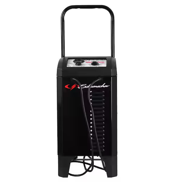6V/12V 200 Amp Wheeled Manual Battery Charger & Engine Starter w/ Timer