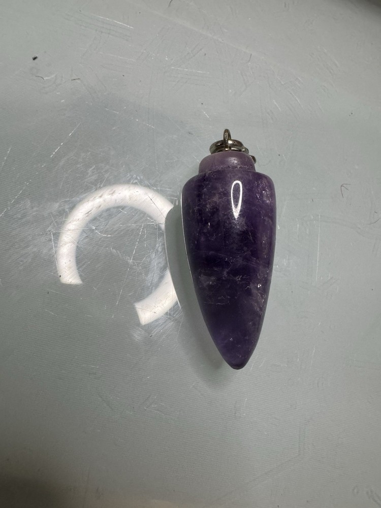 Amethyst Long Drop Pendulum