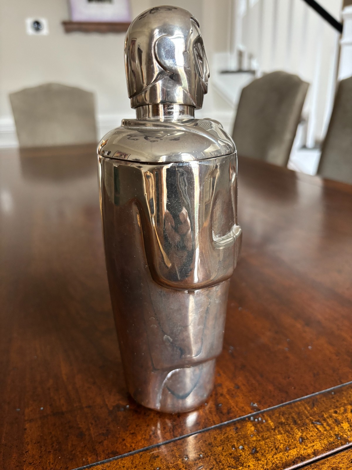 VINTAGE LENOX CHROME BUTLER MARTINI SHAKER