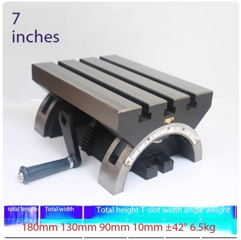 Adjustable Angle Worktable Milling Machine Drilling Machine Tiltable Worktable