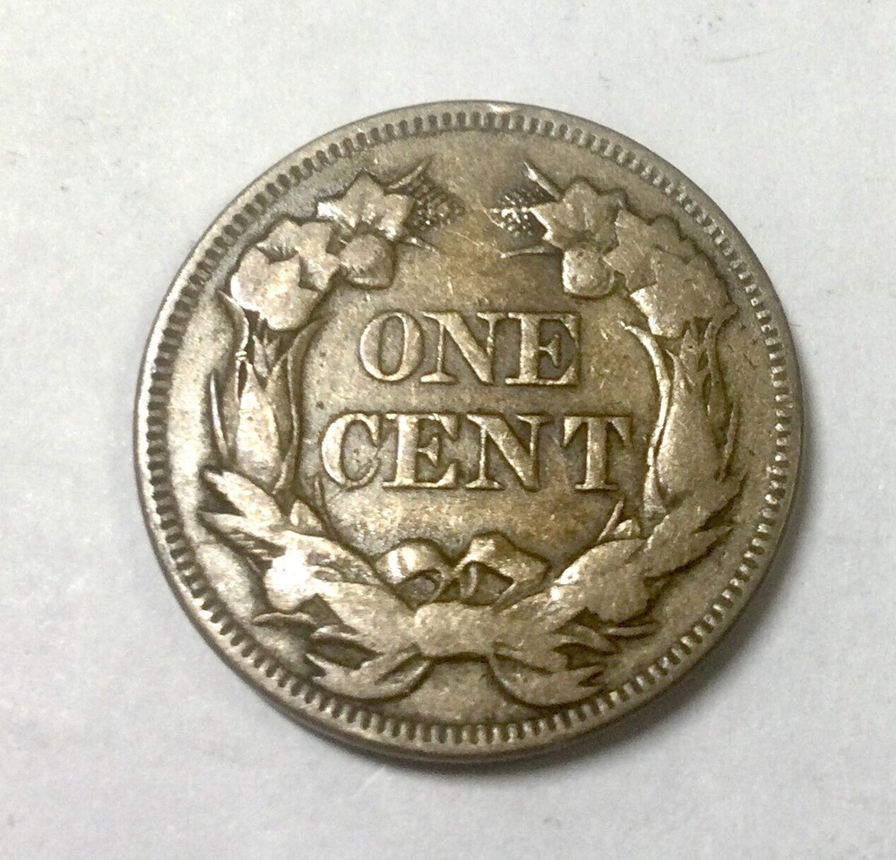 1857 Flying Eagle  Cent  Sharp Mid  Grade Nice Colour Pleasing circulated Coin
