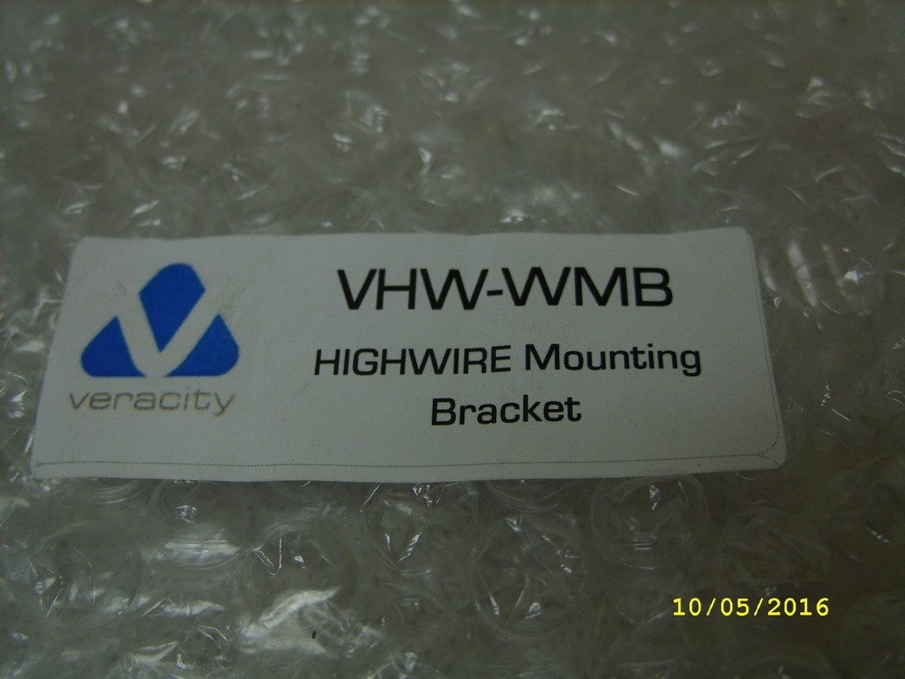 Veracity VHW-WMB HIGHWIRE Mounting Bracket (Wall or Camera) NOS