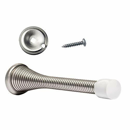 12 Pack Spring Door Stops 3.25"Flexible Heavy Duty Spring Stopper with RustProof