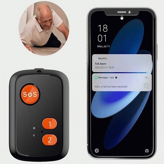 MediTrackGPS® 4G Personal GPS Tracker for Elderly with SOS & Fall Detection MT51