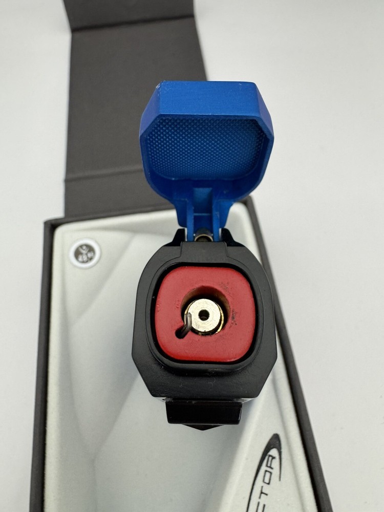 Vector Caliper - Single Large Jet Flame Torch Lighter - Blue Black - New