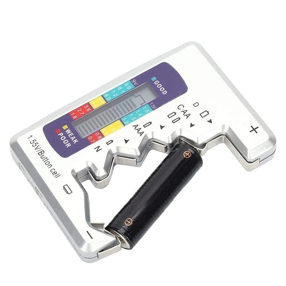 Compact LCD Display Battery Capacity Tester for AAAAA9V1 5V Button Cell