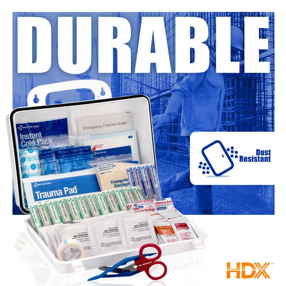 230-Piece Plastic OSHA First Aid Kit