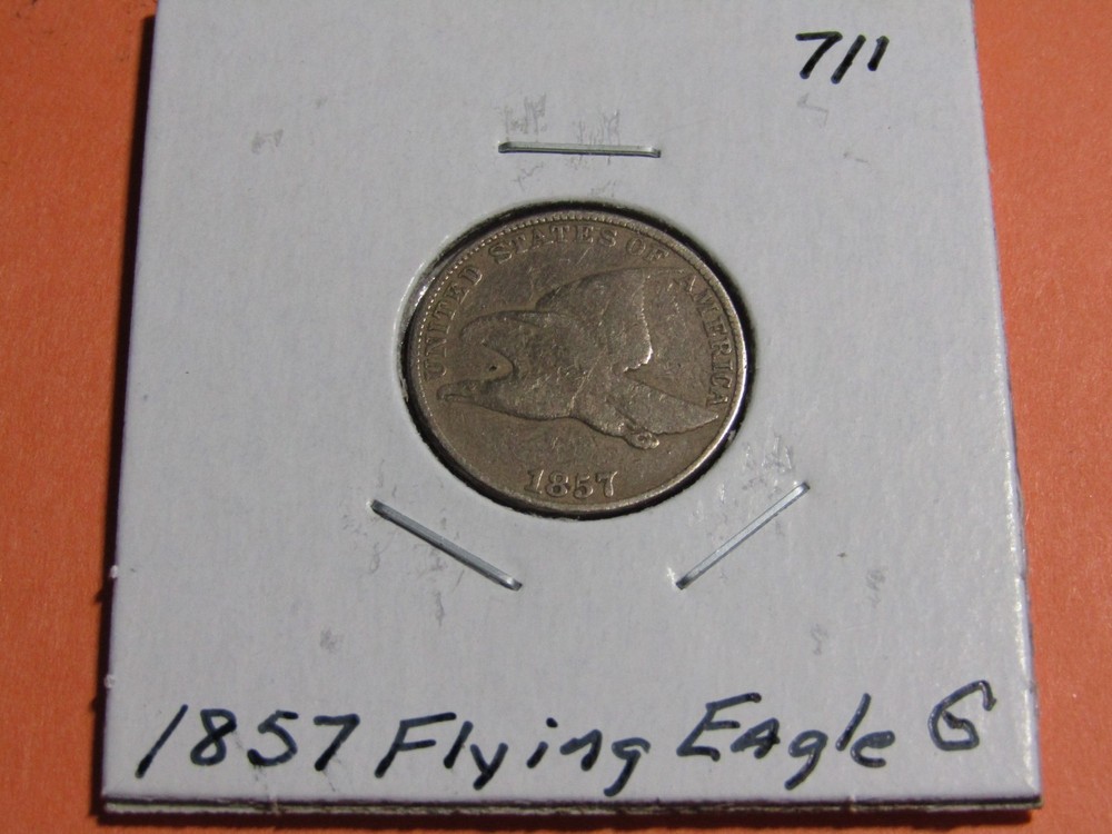 1857 1c Flying Eagle #711 - G