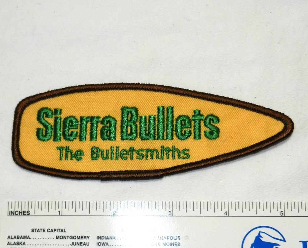 Sierra Bullets  "The Bulletsmiths" Vintage Emblem Patch