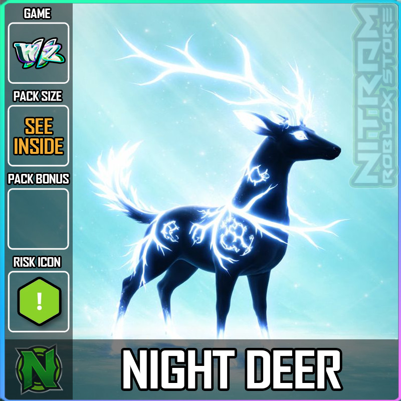 World Zero WZ - NIGHT DEER MOUNTS - DIFFERENT HEXES - PREVIEWS INSIDE !