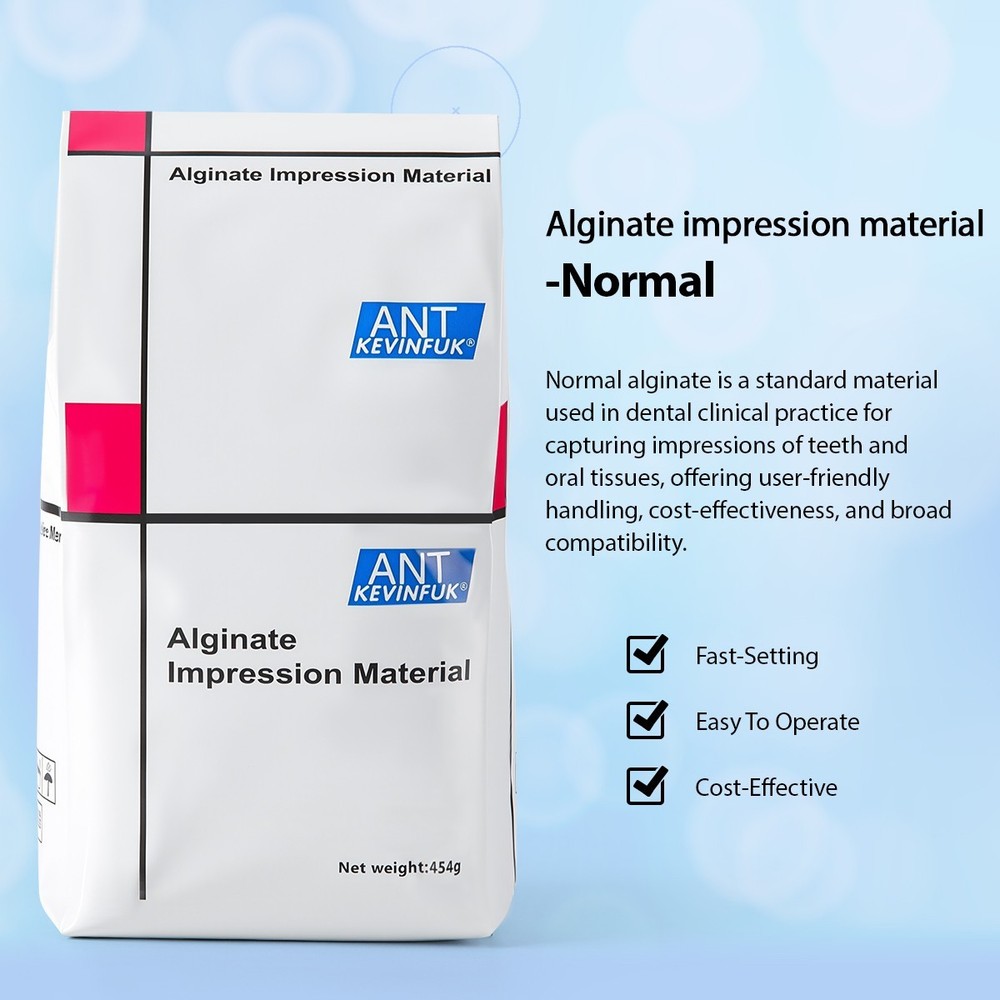 Dental Alginate Impression Material Normal Set Chromatic for Removable Dentures
