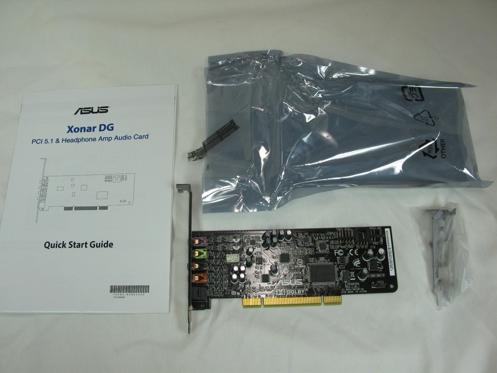 ASUS PCI Express (Xonar DG) Sound Card Model# XONAR DG(ASM)