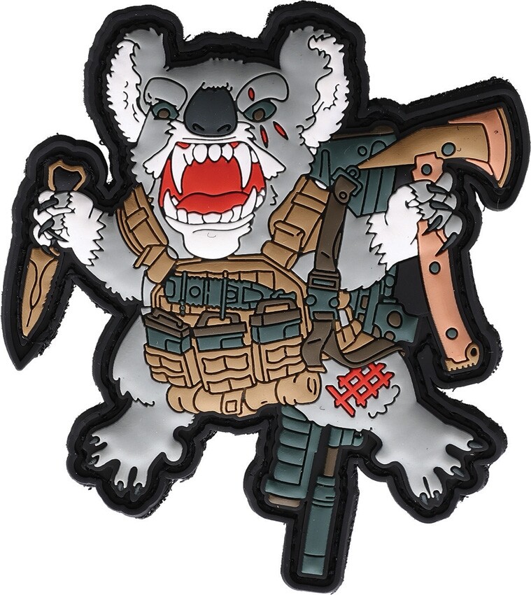 Halfbreed Blades Drop Bear Morale Patch 2020 Viscous Koala Soft PVC Construction