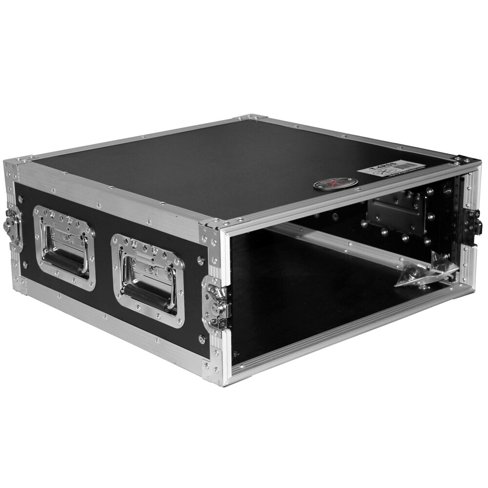 4 Space DJ Rack Road Case 19" deep ATA Flight Case by PROX