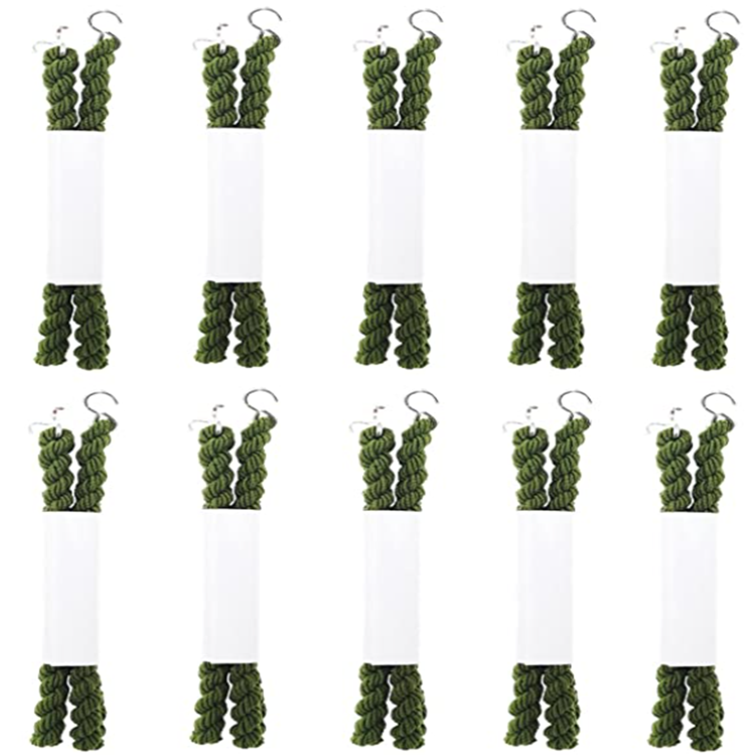 5/10 Pair Green/Black Elastic Boot Bands USMC Military Blousing Straps