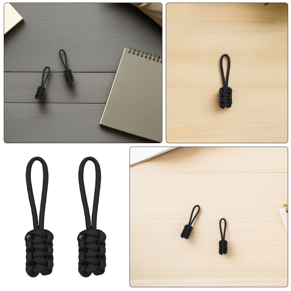 20 Pcs Zipper Pulls for Backpacks Replacement Slider Heads Small