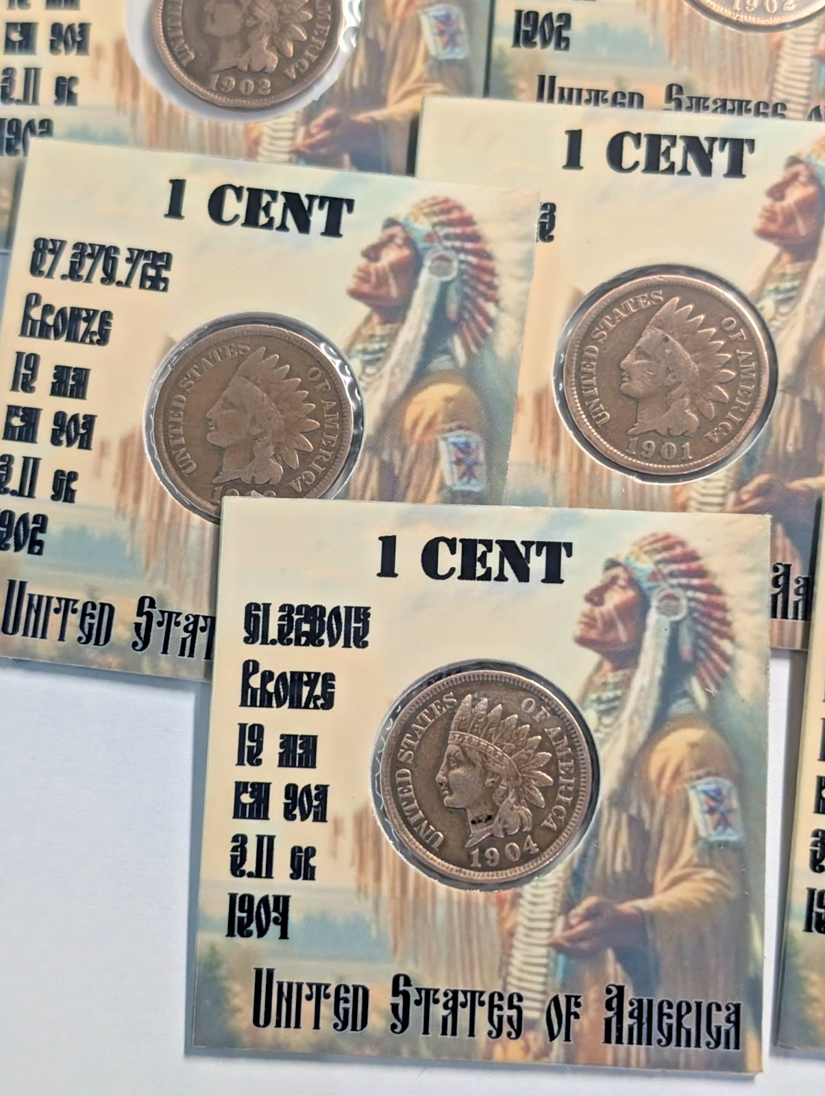 1900 - 1907 1 cent Indian Head Penny - 1 coin