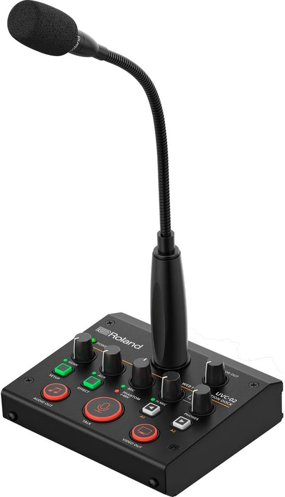 Condenser Gooseneck Streaming Switcher Microphone (CGM-30)
