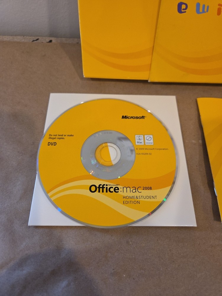 Microsoft Office 2008 Home & Student Edition for Mac Complete
