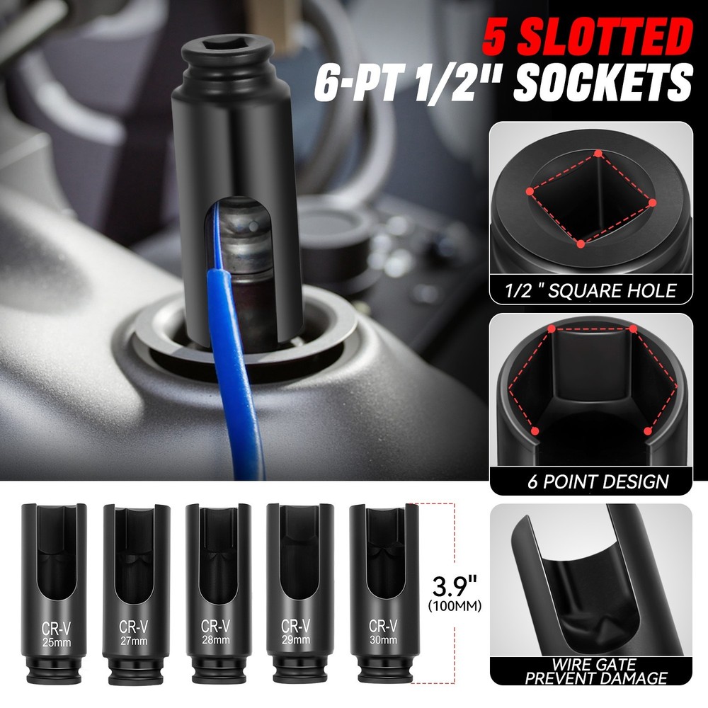 40pcs Diesel Injector Extractor Kit Injector Engine Tool Set Remover Puller Kit