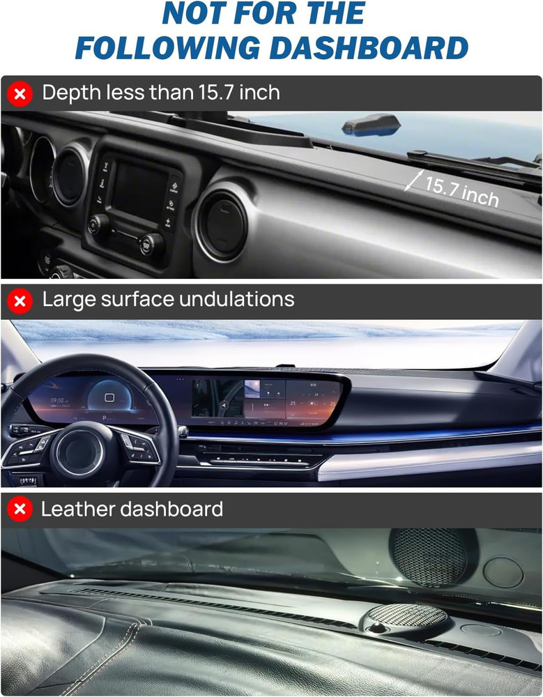 Starlink Mini Dash Mount Suction Cup Wider Adjustable Angle Car for Dashboard