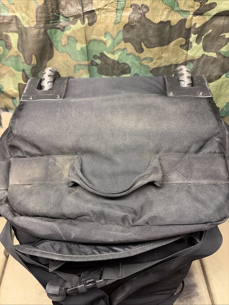 Thin Air Gear Olympus Deployment Rolling Duffle Bag Backpack Black Wheeled