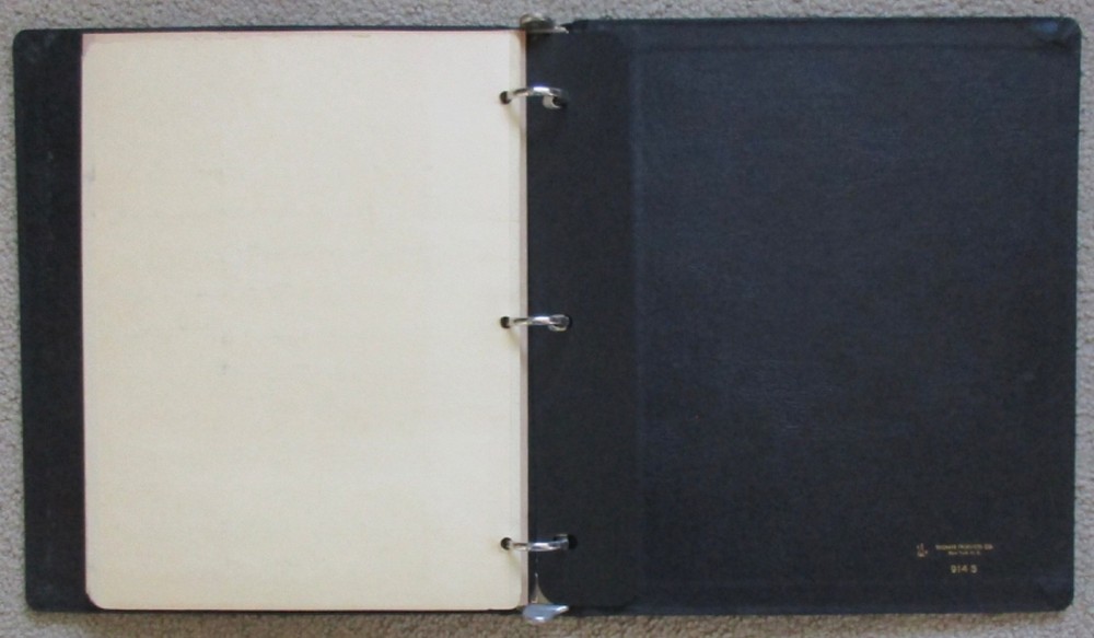 Stamp Stockbook in Three-Ring Binder