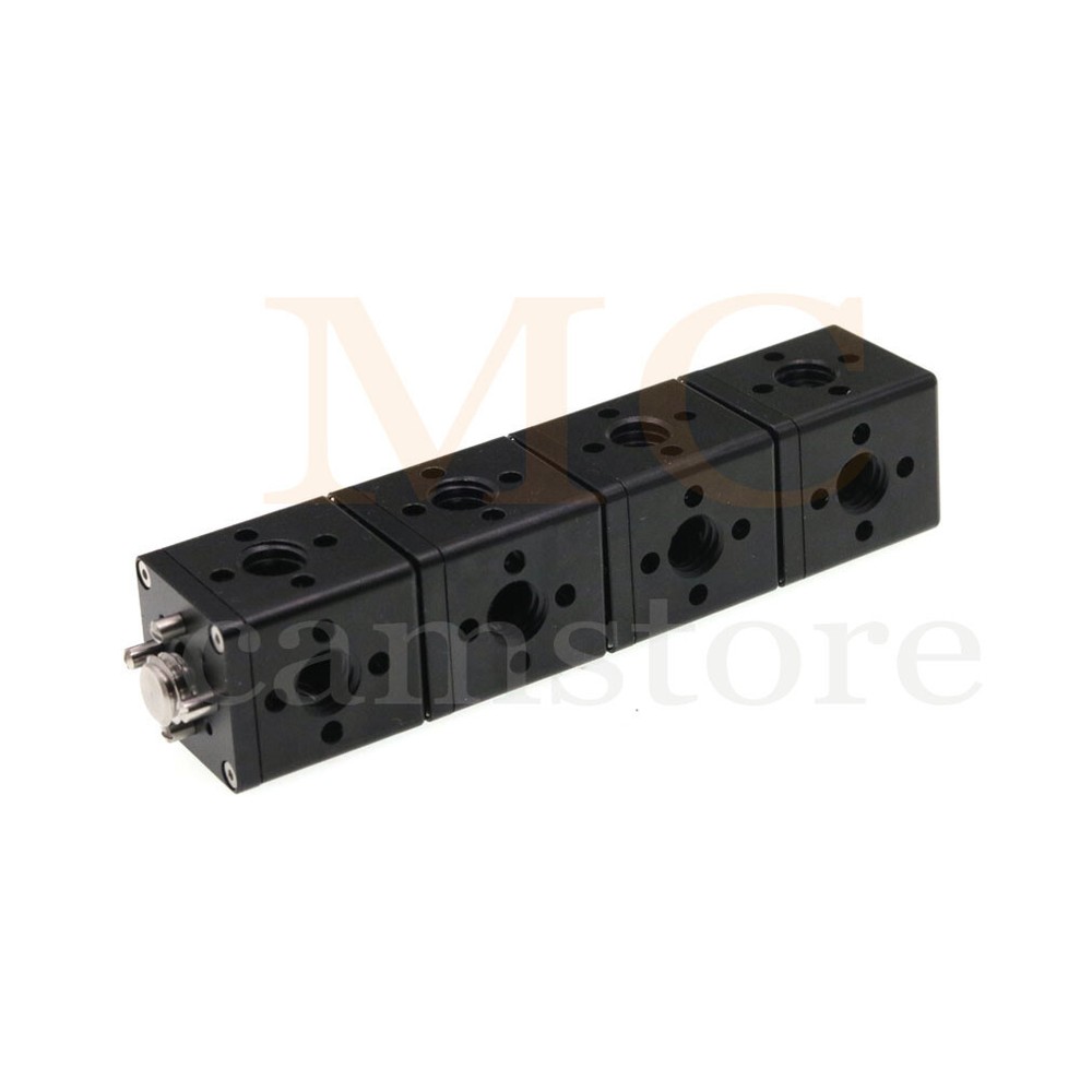 Camera 3/8 screw extension side panel kit with removable square extension handle