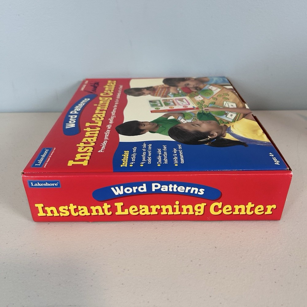 Lakeshore Word Patterns Instant Learning Center Educational Homeschool Beginner